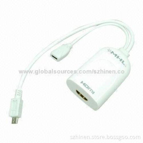 MHL to HDMI Adapter with RCP, 25-225MHz Wide Frequency Range